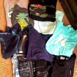 Lot of 12 shirts.  All great quality.  Would be great for a 11-13 year old boy